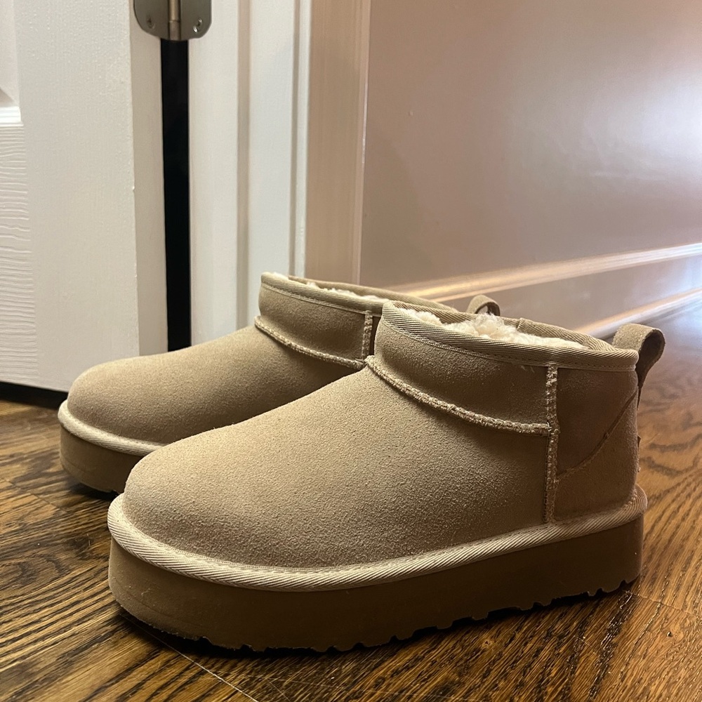 UGG Tan Suede Boots Cozy Winter Footwear